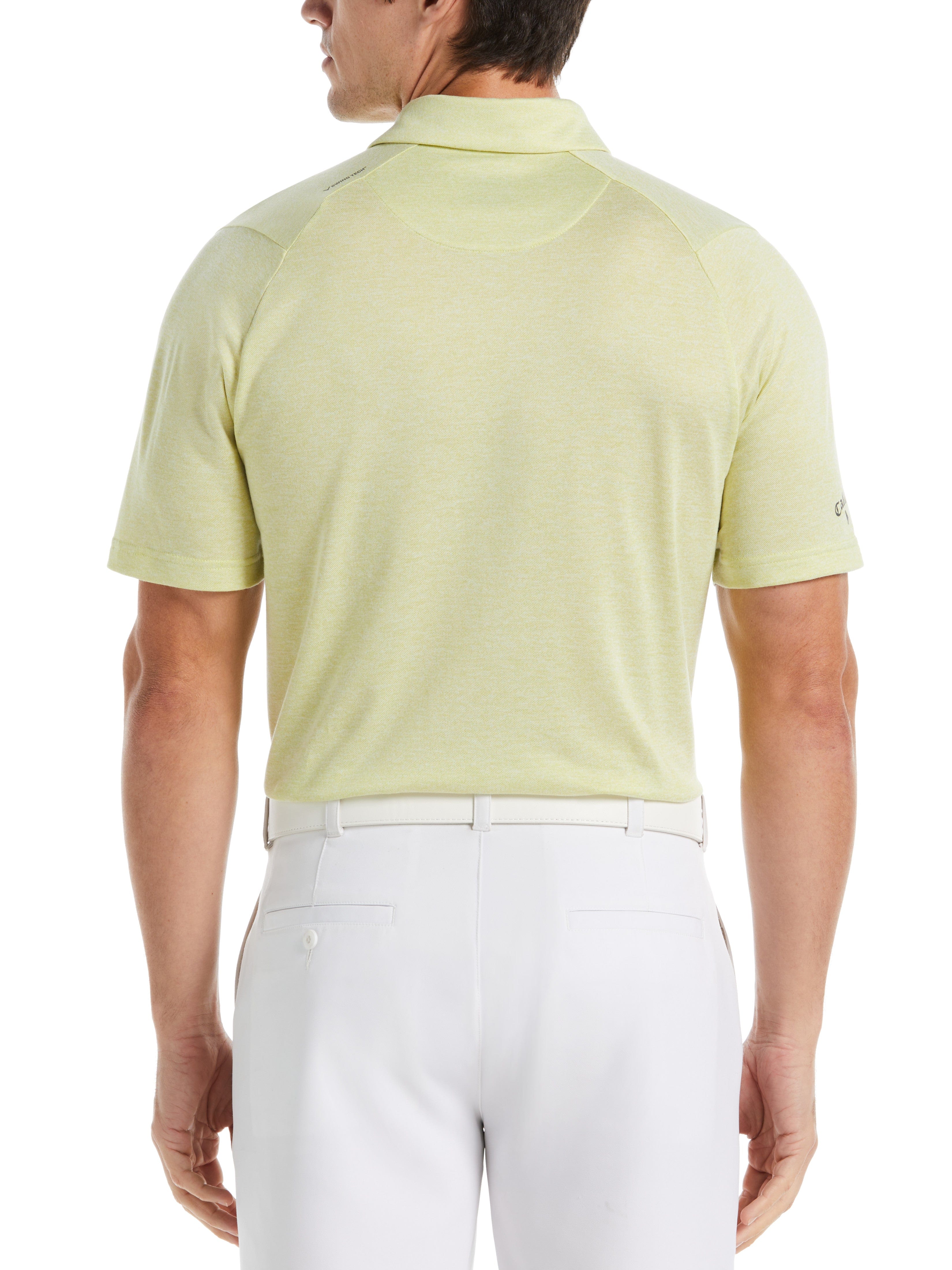 Men's Soft Touch Color Block Golf Polo Shirt - Breathable Moisture-Wicking Performance Tee for Golf, Casual Wear & Outdoor Activities