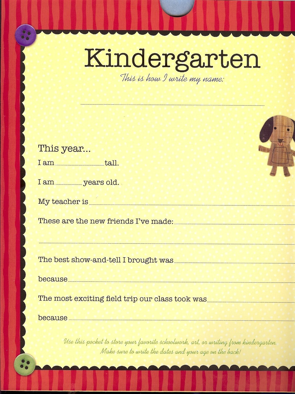 New Seasons School Years Scrapbook Album - Pre-K to 8th Grade Memory Keeper with Pockets | Perfect for Preserving Childhood Photos, Artwork & School Memorabilia