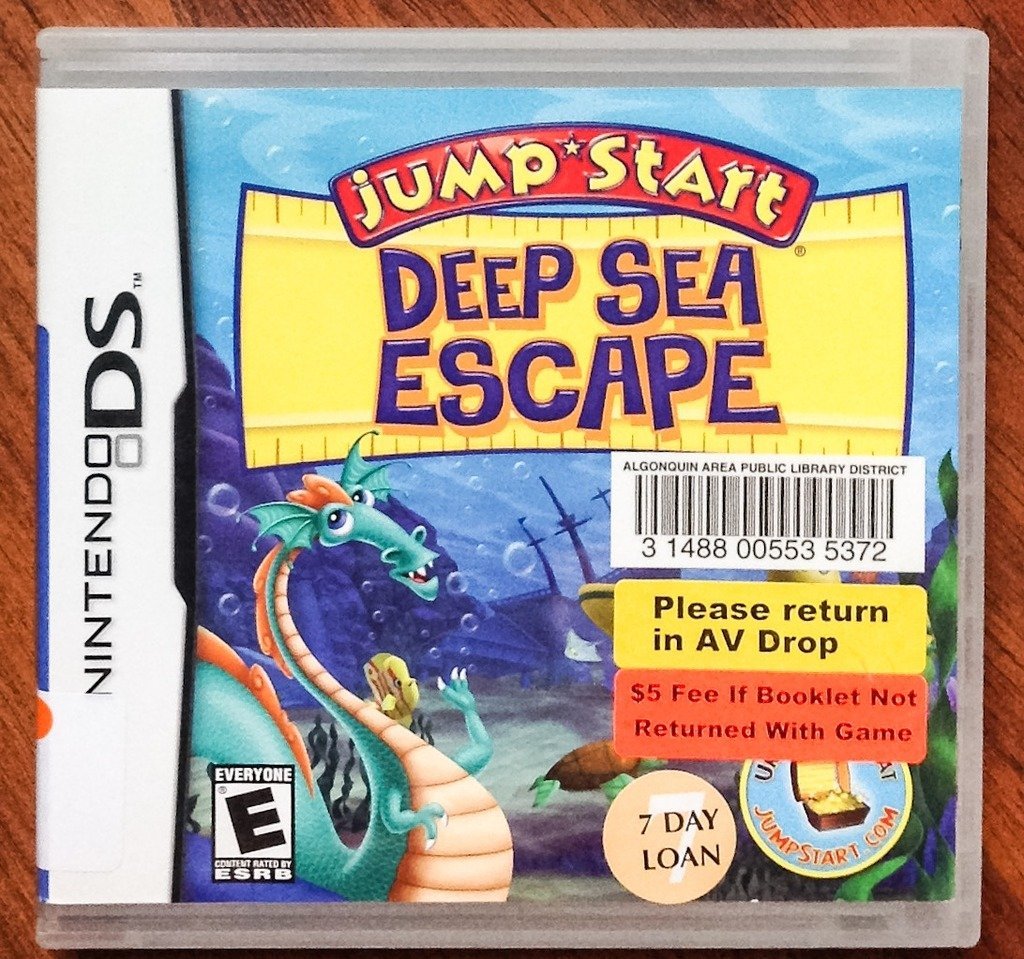 Jumpstart Deep Sea Escape Game for Nintendo DS - Fun Educational Underwater Adventure for Kids