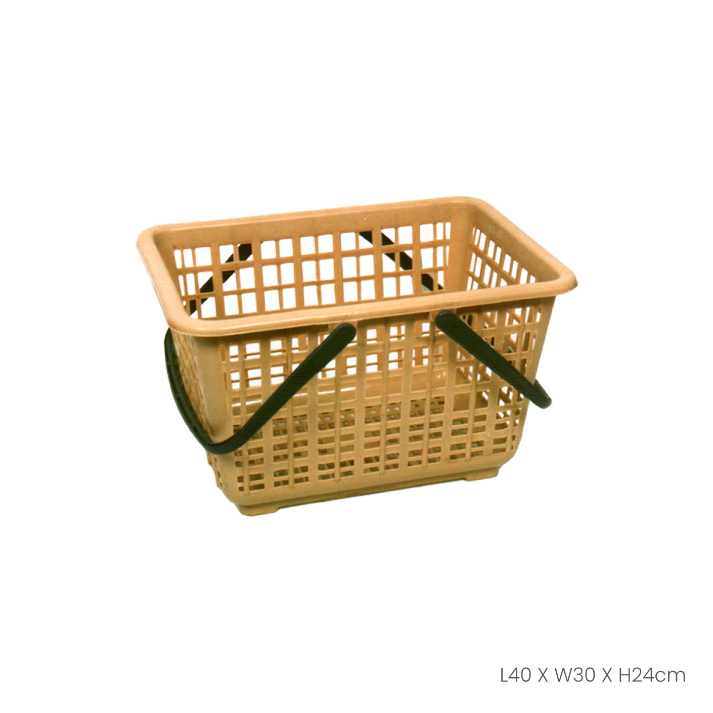 706 Shopping Basket - Durable Plastic Grocery Basket for Supermarket, Shopping Mall & Home Storage - Perfect for Groceries, Laundry & Organizing