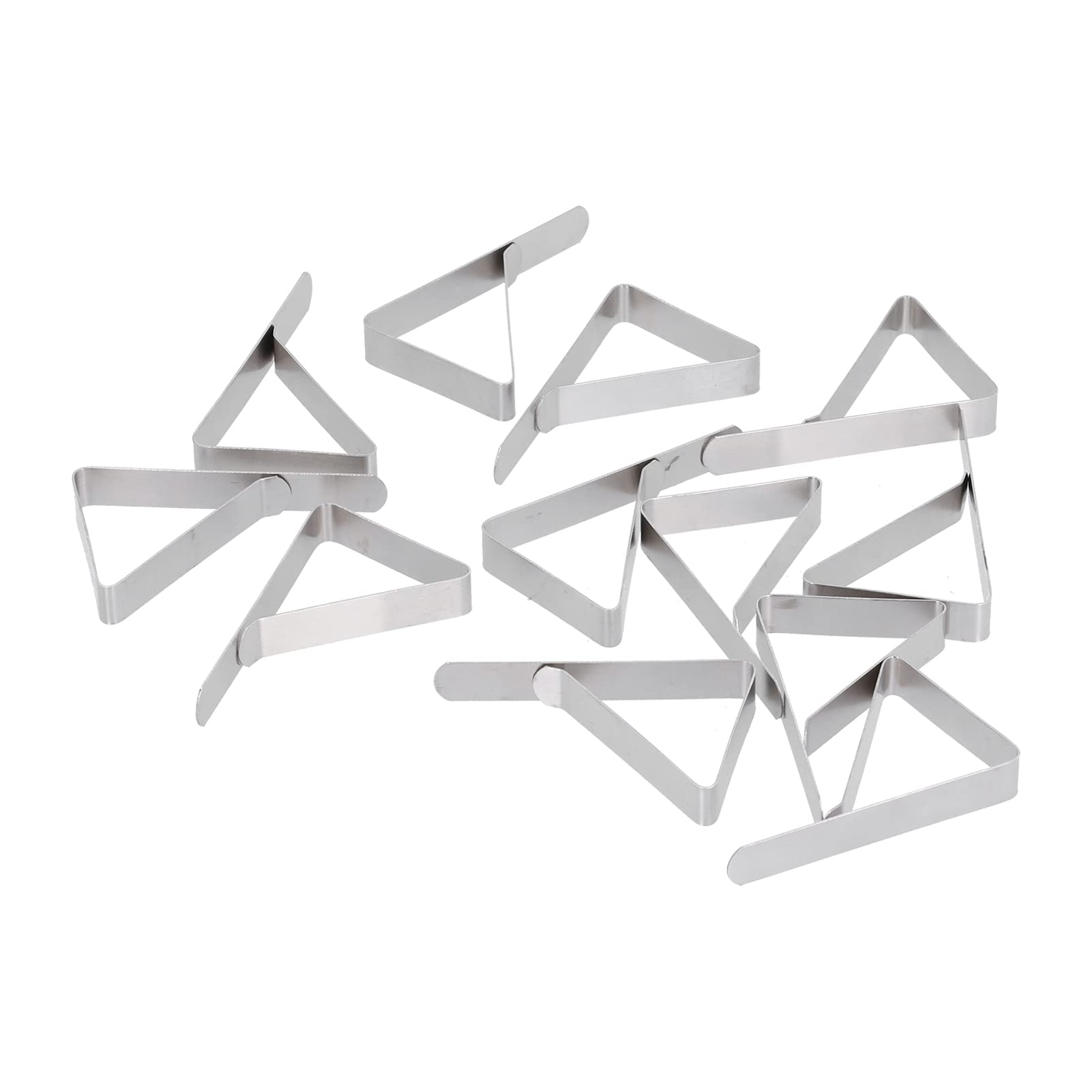 Yosoo 12Pcs Stainless Steel Tablecloth Clips - Flexible Table Cover Clamps for Picnics, Weddings, Graduation Parties - Perfect for Outdoor Events & Home Decor
