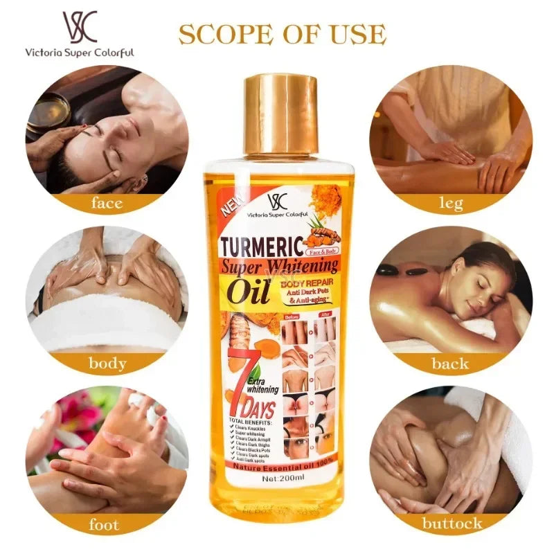 Pure Turmeric Essential Oil for Skin & Body Massage, Aromatherapy, Diffuser, Hair & Face Care - Anti-Wrinkle, Dark Spot Treatment - Perfect for Spa, Yoga & Home Relaxation