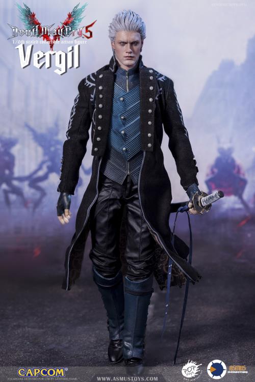 Asmus Toys 1/6 Scale Evil Vergil Action Figure from Devil May Cry 5 - Highly Detailed Collectible Model for Anime Fans & Video Game Merch Collectors - Perfect for Display in Home Office or Gaming Room