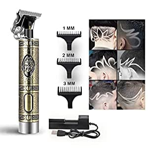 MSclassy Professional Men's Hair Trimmer - Buddha Style Adjustable Blade Clipper & Shaver with Retro Oil Head for Precise Close Cutting | Perfect for Home Grooming, Barber Shops & Travel