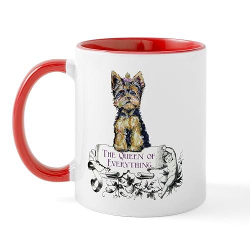 White/Red Inside - Yorkshire Terrier Mug