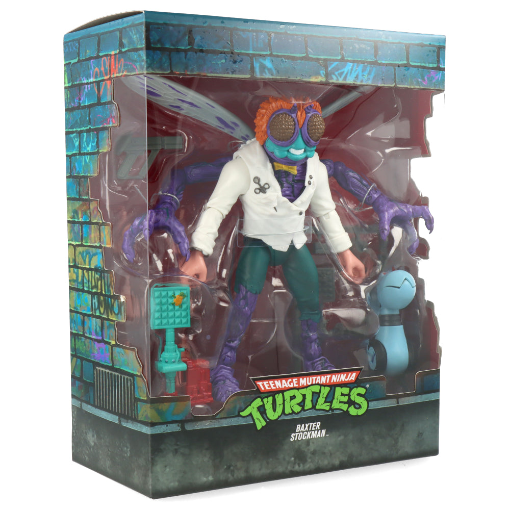 Baxter Stockman Action Figure - TMNT Ninja Turtles Ultimates Collectible Toy for Fans & Display - Perfect for Gifts, Play, and Comic Conventions