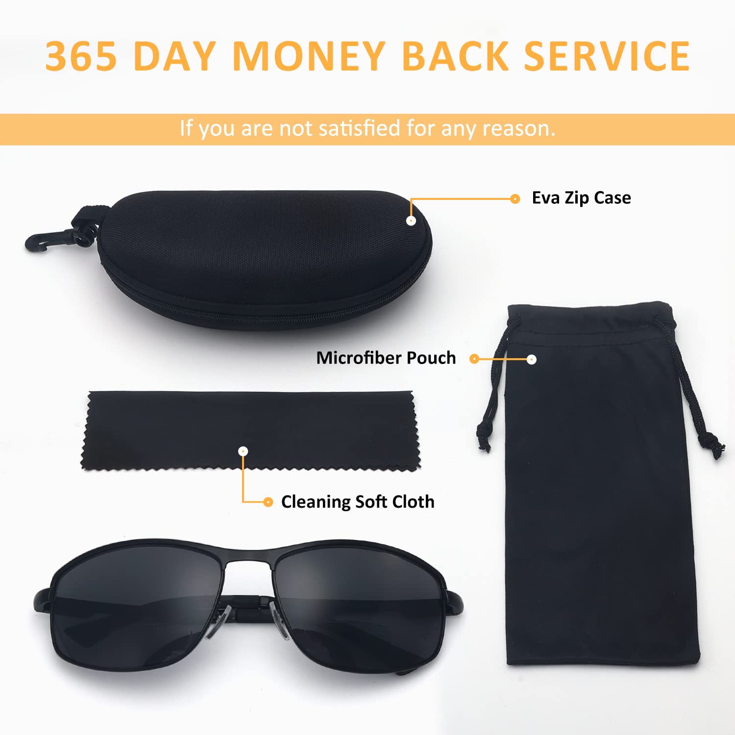 BFOCO Bifocal Sunglasses for Women & Men - Spring Hinge Reading Glasses with 3.00 Magnification (Black) - Perfect for Outdoor Reading, Driving & Fishing
