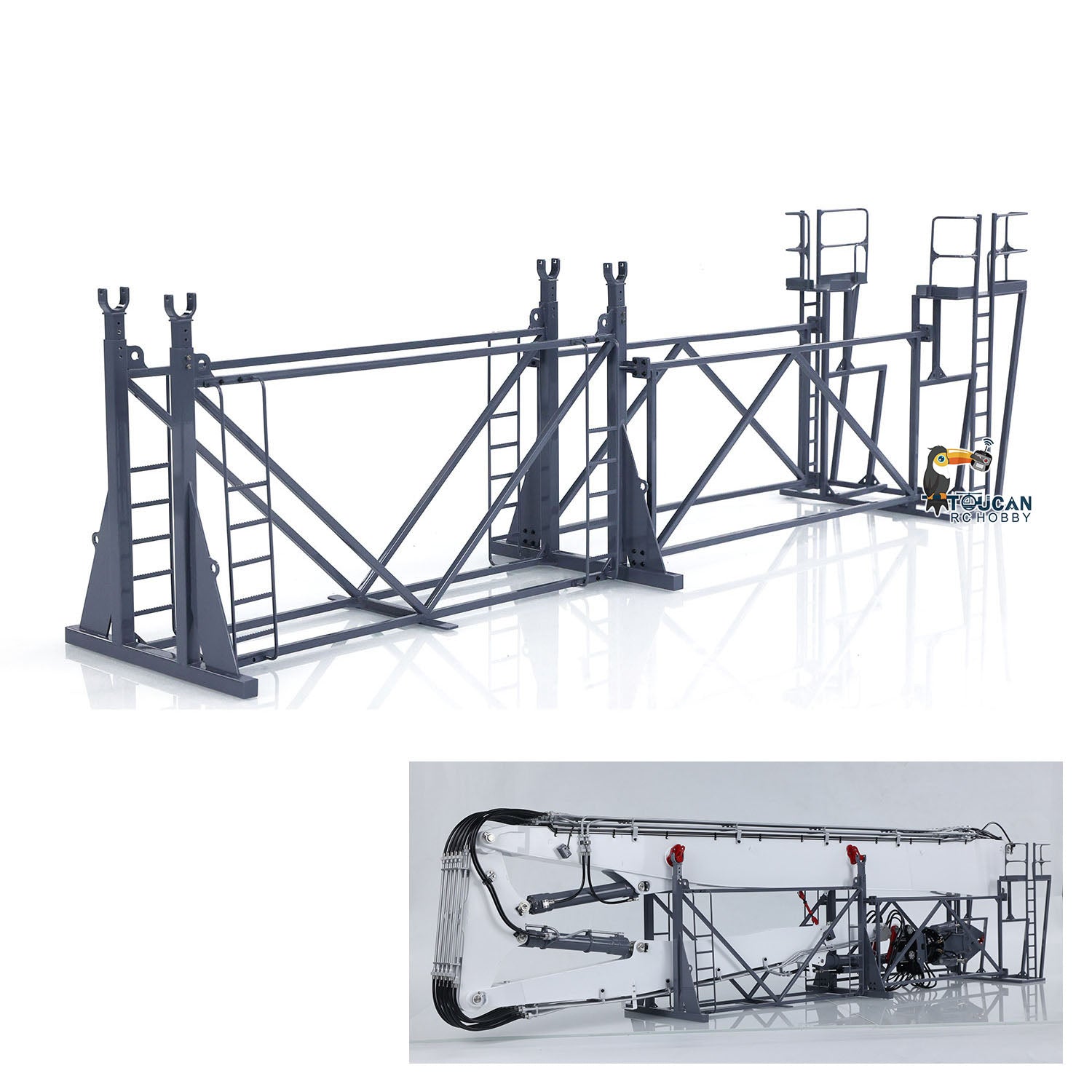 1/14 Scale LESU Aoue LR960 RC Hydraulic Excavator - 13CH Valve, PNP Pump, Demolition Arm - Heavy Duty Remote Control Construction Toy for Adults & Kids - Perfect for Construction Simulation, STEM Learning & Collector's Display