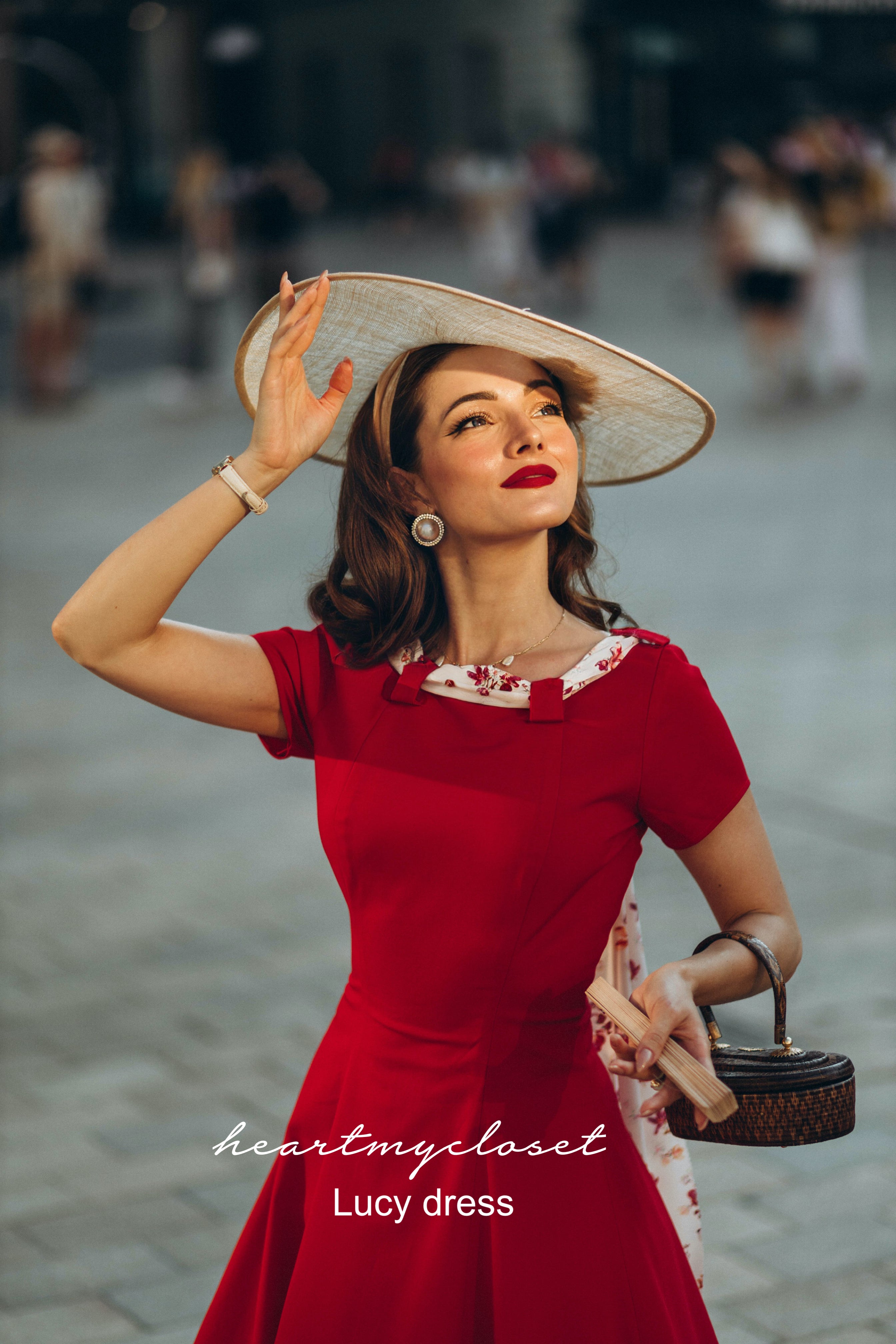 Vintage 1950s Retro Swing Dress - Lucy Style Flared A-Line Dress for Women | Perfect for Parties, Dances & Everyday Wear