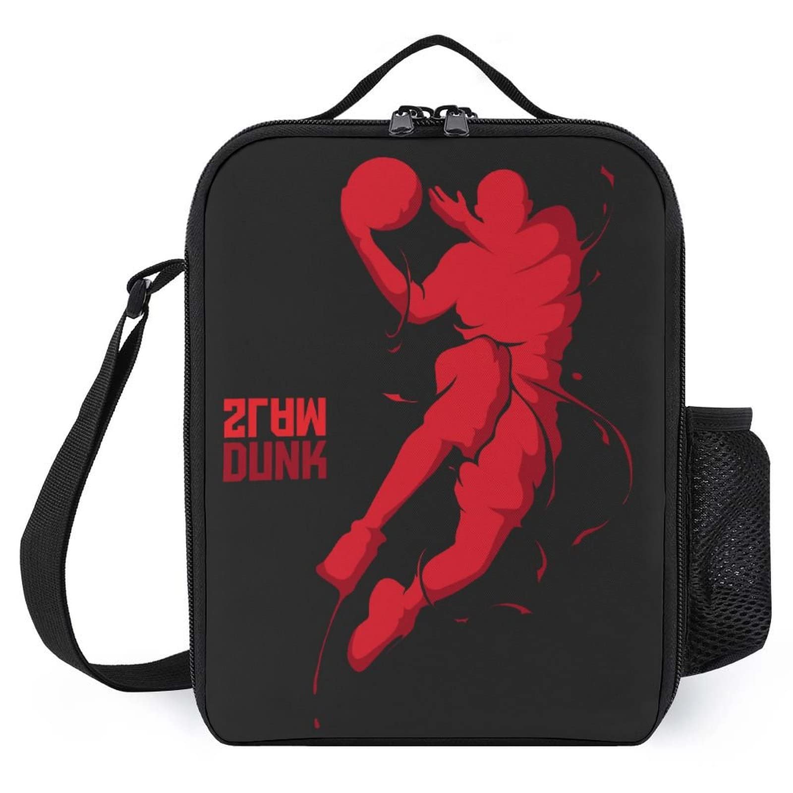 Insulated Lunch Bag for Basketball Players - Thermal Meal Box for Men & Women - Perfect for Work, School, Gym & Sports