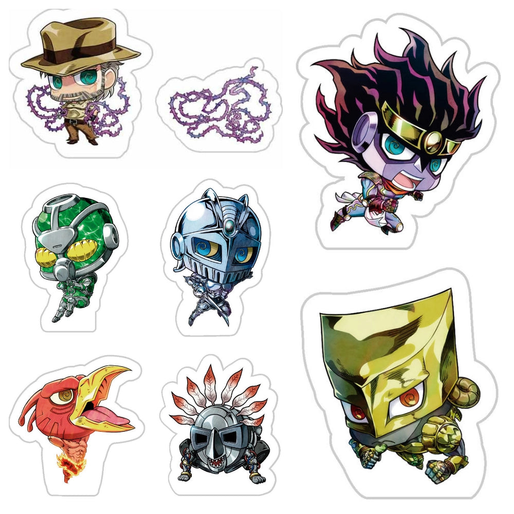 Bandai JoJo's Bizarre Adventure Stand x Stand Gashapon 01 - 7-Piece Anime Figure Collection Set for Display & Gift - Perfect for Anime Fans & Collectors
