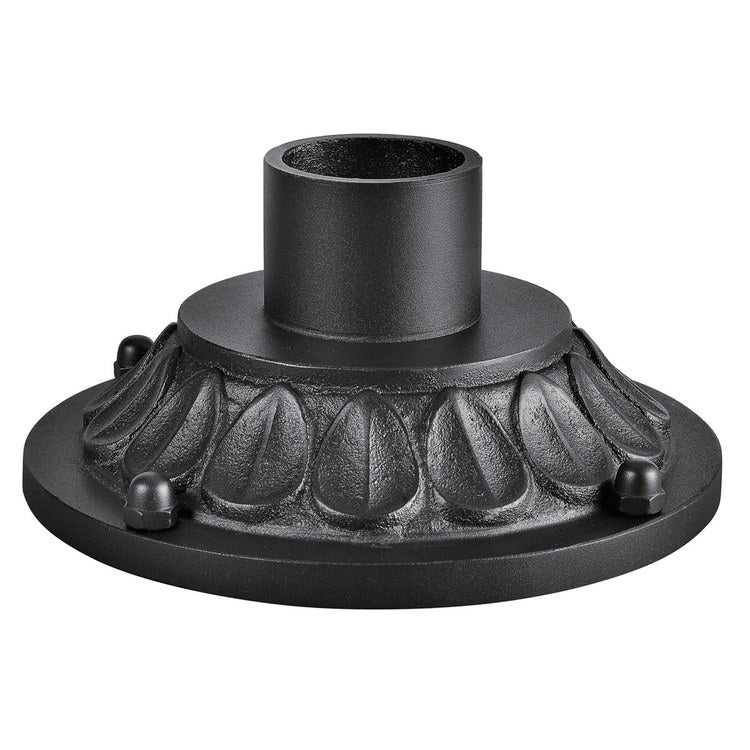Kichler 9540BKT Tournai Pier Mount Outdoor Wall Light - Sc30160 645410 - Perfect for Patio, Garden, and Exterior Home Lighting