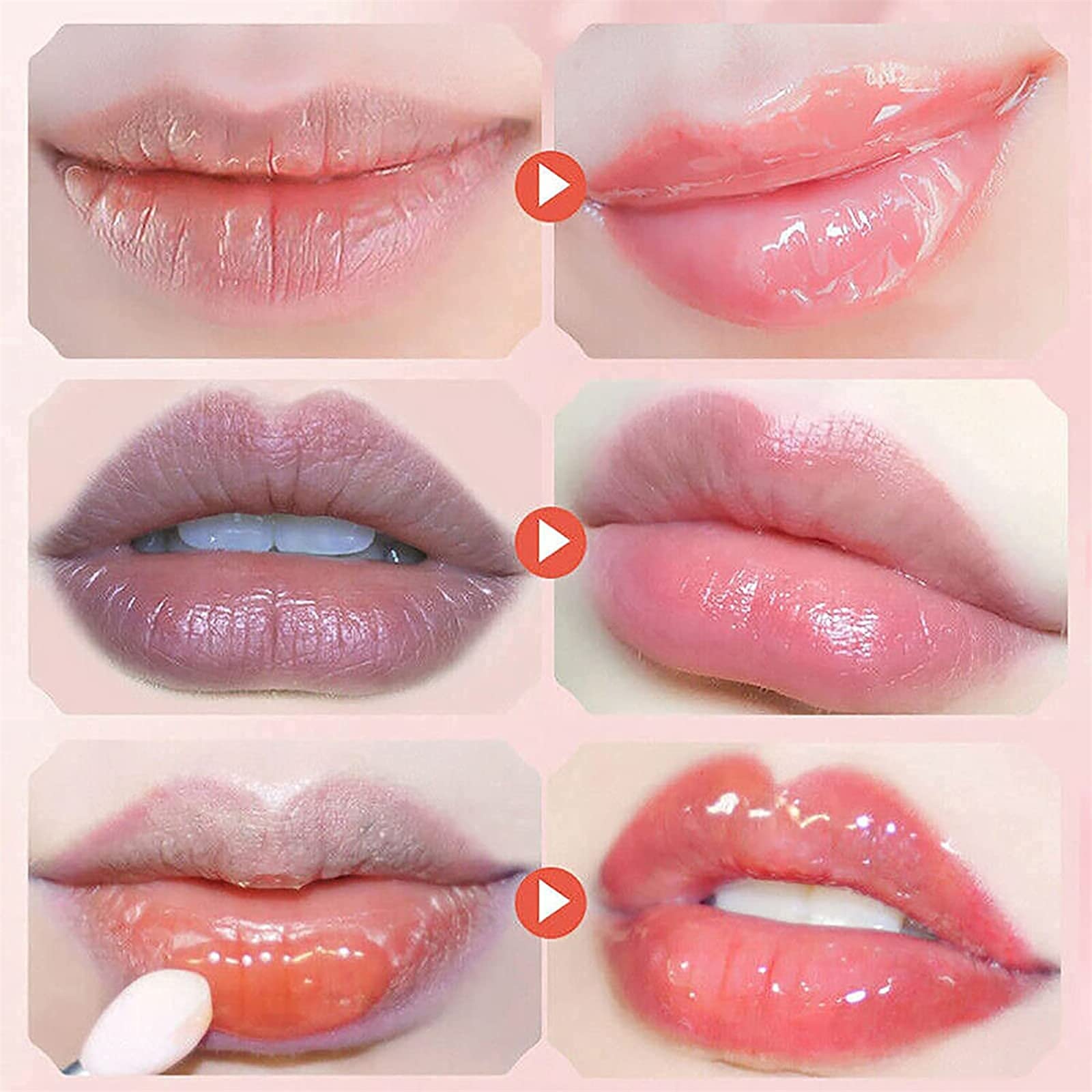 Honey Lip Mask for Dry Lips - Propolis Moisturizing Lip Balm for Night Care & Hydration