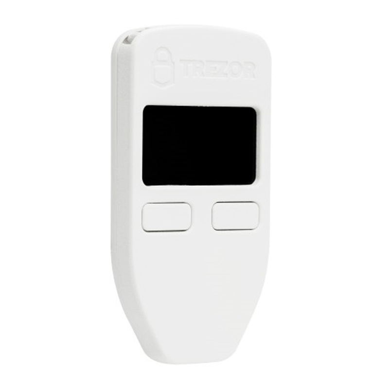 Trezor One - Secure Bitcoin & Cryptocurrency Hardware Wallet for Safe Crypto Storage | Ideal for Online Trading, Long-Term Investors & Digital Asset Protection