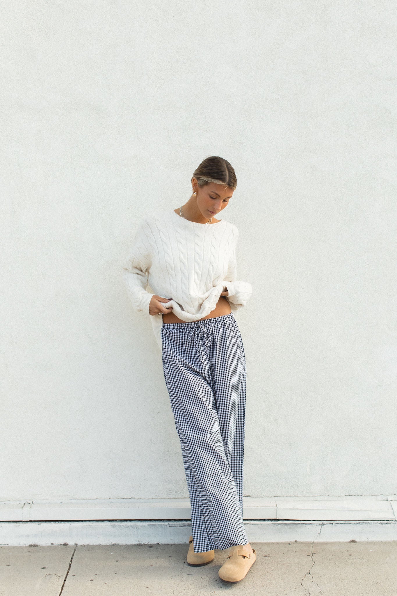 Women's Capri Cotton Drawstring Pants - Soft & Comfortable Casual Lounge Pants for Yoga, Travel & Home Wear