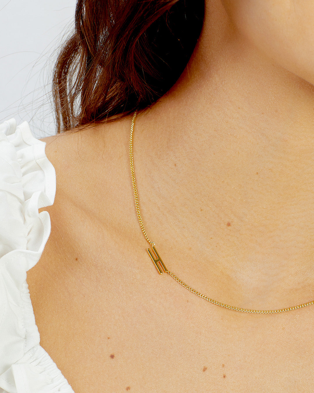Wilder Alphabet Necklace - Personalized Initial Pendant for Women, Sterling Silver Letter Jewelry, Custom Name Necklace for Gifts | Perfect for Birthdays, Anniversaries & Everyday Wear