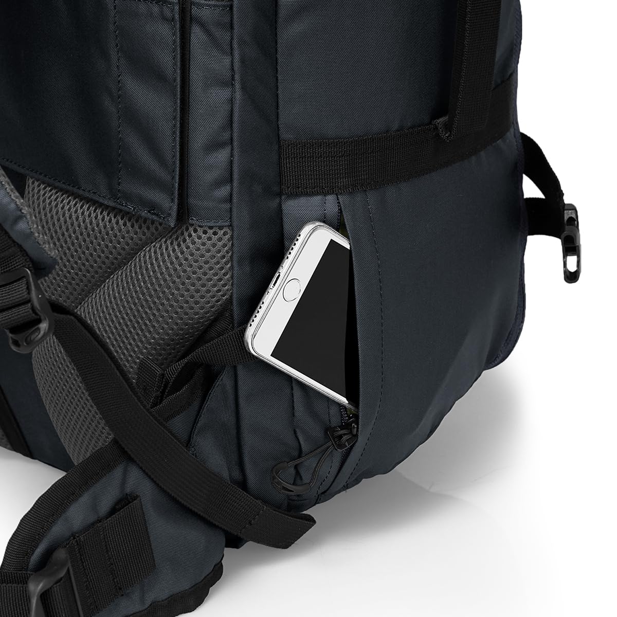 40L Travel Backpack for Men - Airline Approved Carry On Backpack with Rain Cover | Waterproof Hiking Backpack for Camping, Outdoor Adventures & Business Travel | Durable Takahagi Iron Grey Backpack