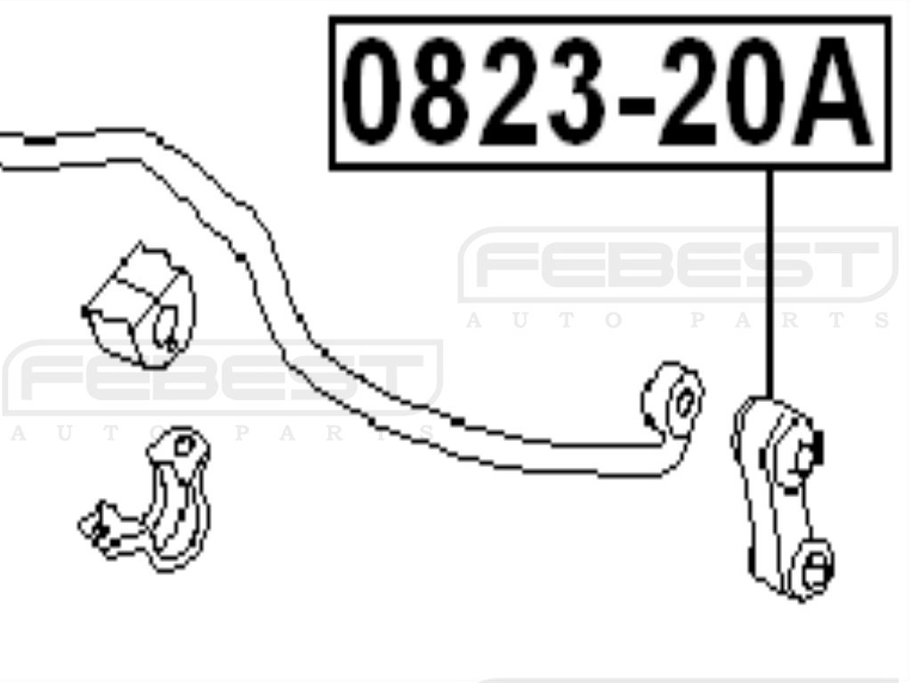 Subaru Front Stabilizer Link / Sway Bar Link - 20420-Aa001 & 20420Aa001 - OEM Replacement for Improved Handling & Stability - Perfect for Off-Roading & Daily Commuting