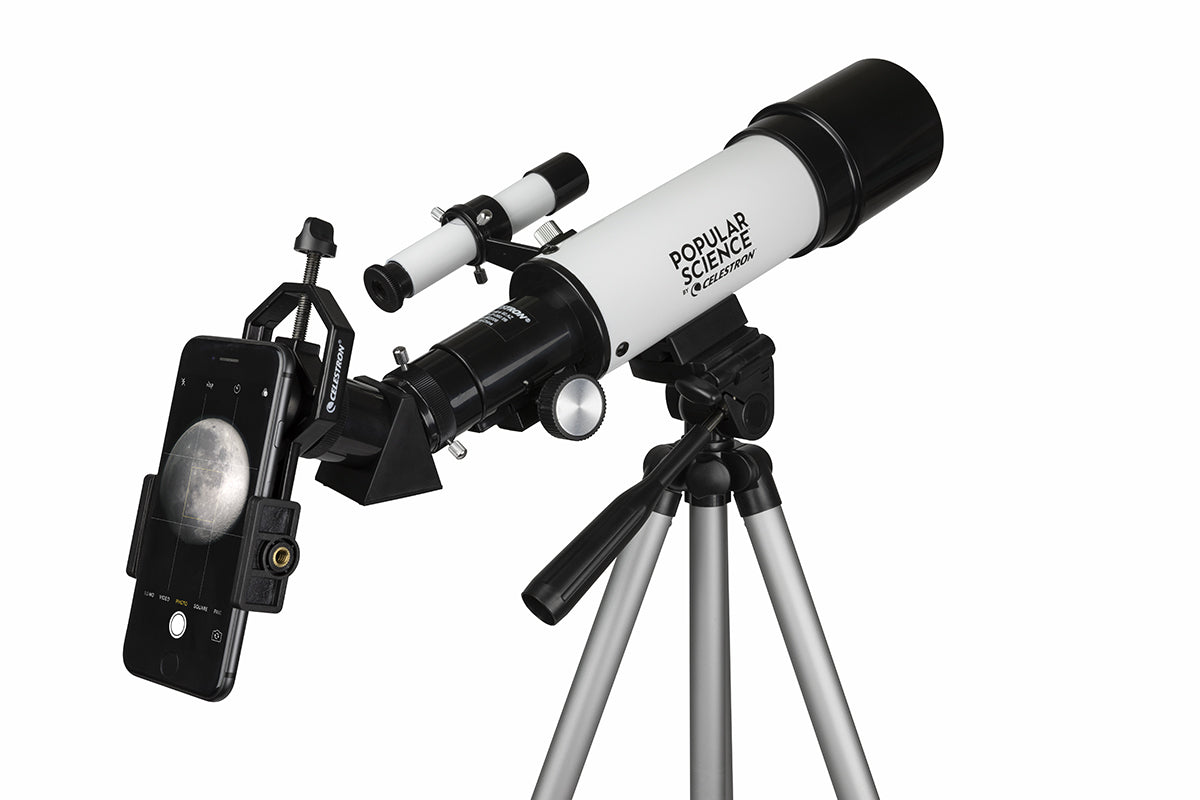 Celestron Travel Scope 60 Portable Telescope - Smartphone Adapter & Bluetooth Remote | Perfect for Stargazing, Bird Watching & Travel Astronomy | Compact & Lightweight Design for Outdoor Adventures