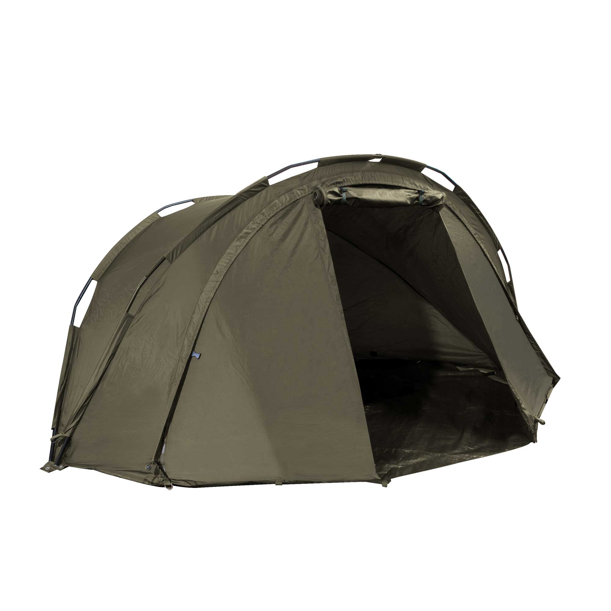 2 Man Fishing Bivvy Tent - Lightweight Waterproof Shelter with UV Protection, Includes Camping Chair & Adjustable Bedchair DL143 - Perfect for Camping, Fishing Trips and Outdoor Adventures