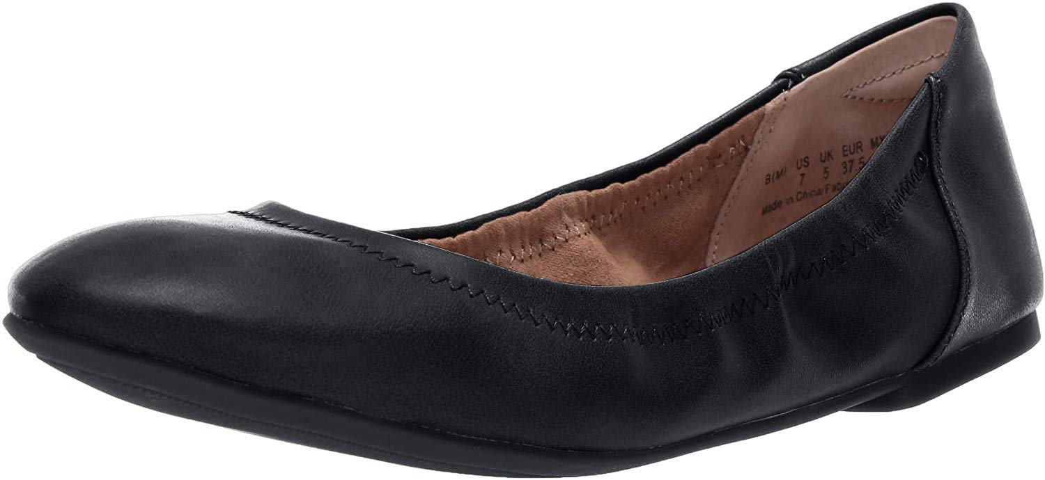 Amazon Essentials Women's Belice Ballet Flat - Comfortable Slip-On Shoes for Work, Casual & Travel | Lightweight & Flexible Women's Loafers for Everyday Wear
