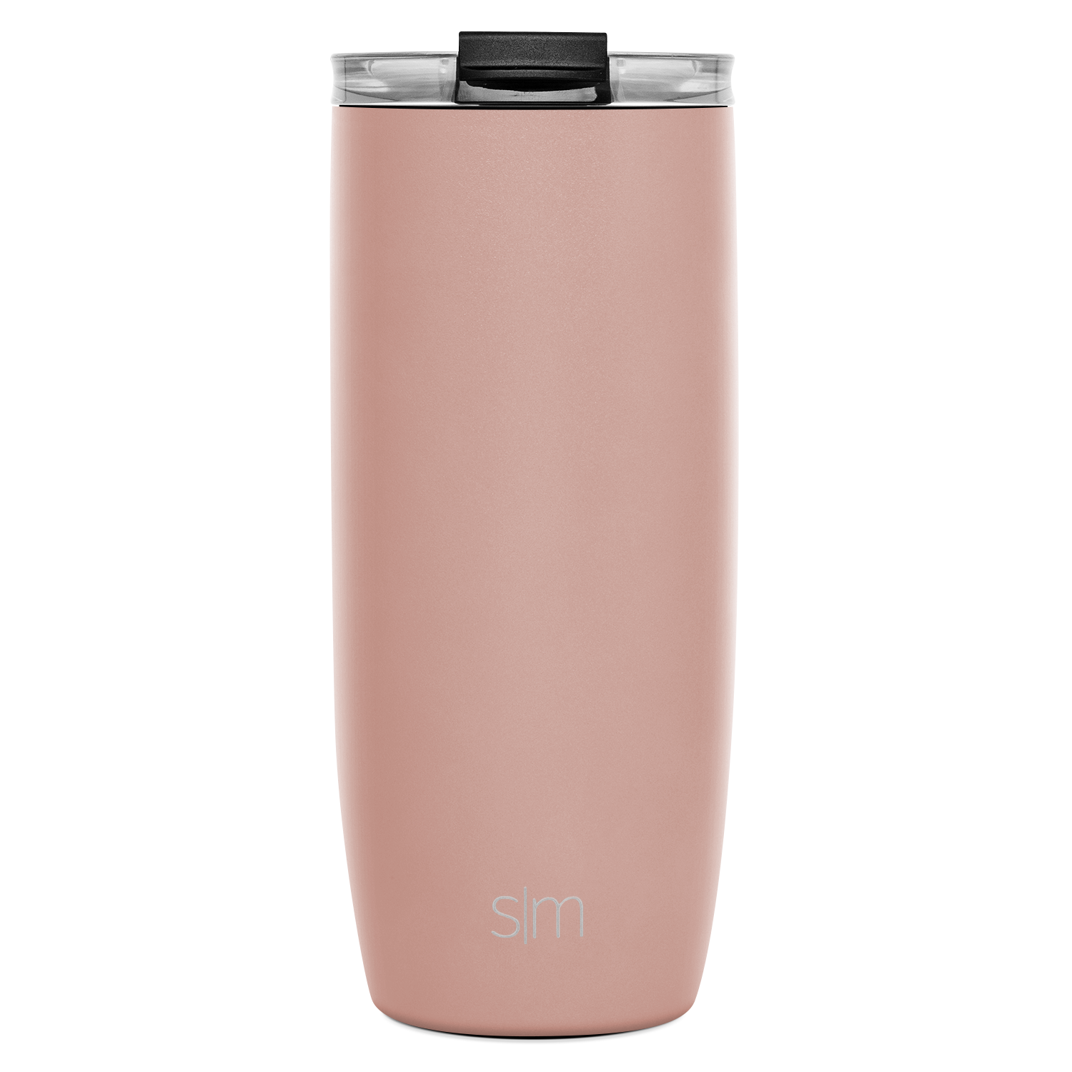 Voyager 20oz Insulated Tumbler with Clear Flip Lid & Straw - Leakproof Stainless Steel Travel Mug for Hot & Cold Drinks - Perfect for Office, Gym, Hiking & Outdoor Activities