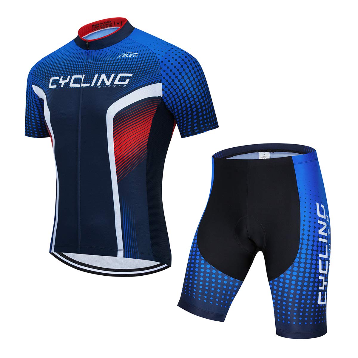 Men's Cycling Jersey Set - Breathable Quick Dry Summer Bike Tops for Road & Mountain Biking | Perfect for Training, Racing & Outdoor Sports