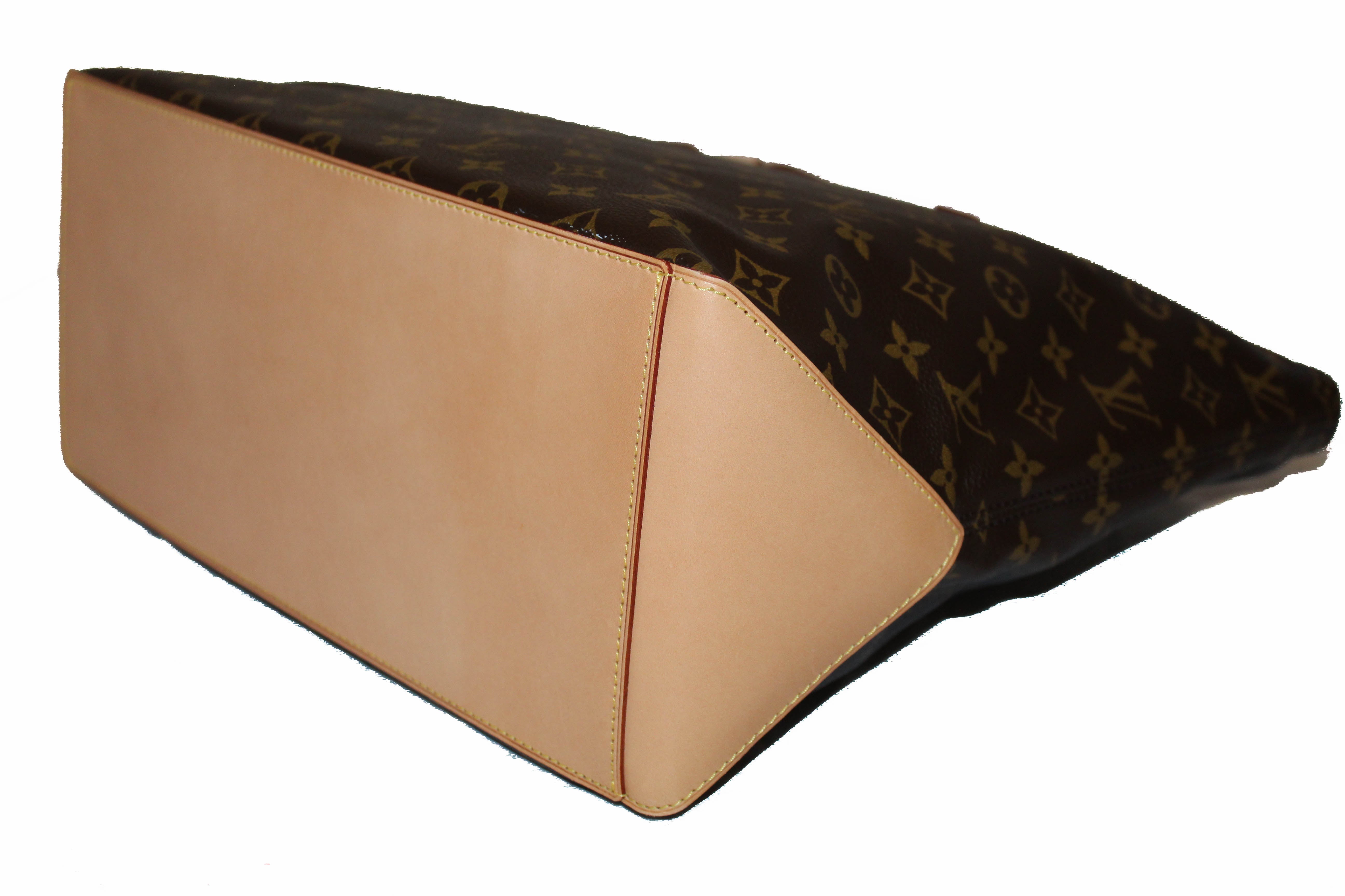 Authentic Louis Vuitton Classic Monogram Cabas Mezzo Tote Bag - Luxury Designer Handbag for Women, Spacious Shoulder Bag with Iconic LV Pattern - Perfect for Work, Travel & Everyday Use