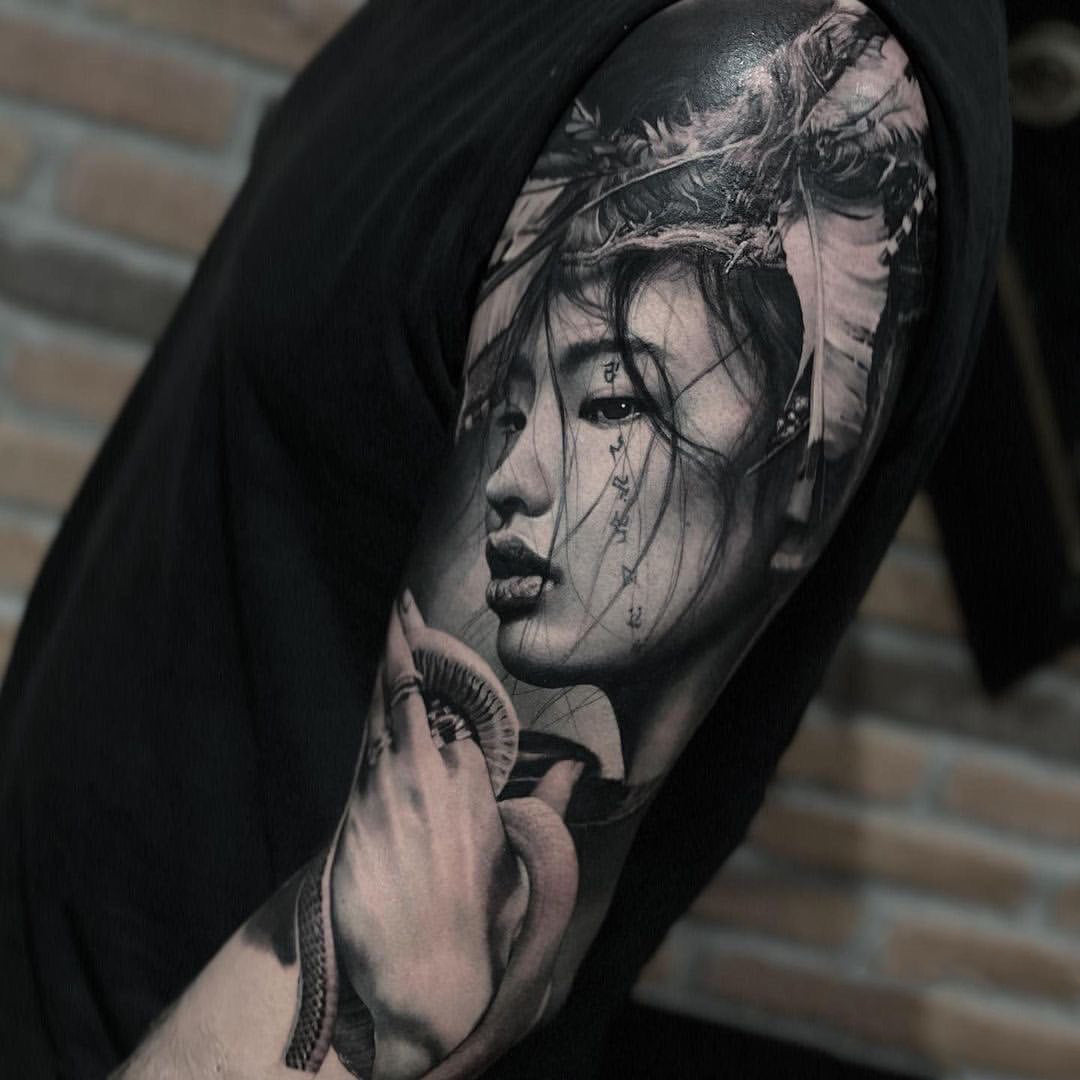 Kuro Sumi Grey Wash Tattoo Ink - Professional Quality for Realistic Grey Shading | Perfect for Tattoo Artists & Body Art Enthusiasts