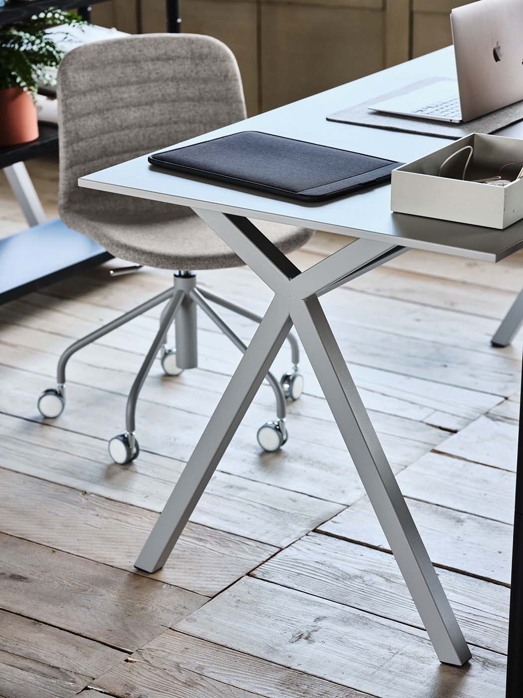 Midj 41-Inch Dama Adjustable Height Standing Desk - Perfect for Home Office, Study & Workspace Ergonomics