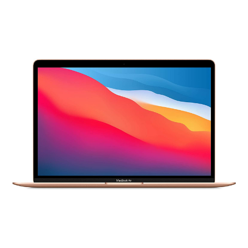 Apple MacBook Air M1 Chip 13-inch Laptop 512GB SSD - 8-Core CPU, 8-Core GPU (2020 Model) Gold - Perfect for Remote Work, College Students & Creative Professionals