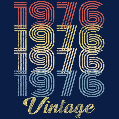 1976 Vintage Retro 49th Birthday Gift for Men - Funny 49 Years Old T-Shirt - Perfect for 49th Birthday Party, Celebration & Gag Gift