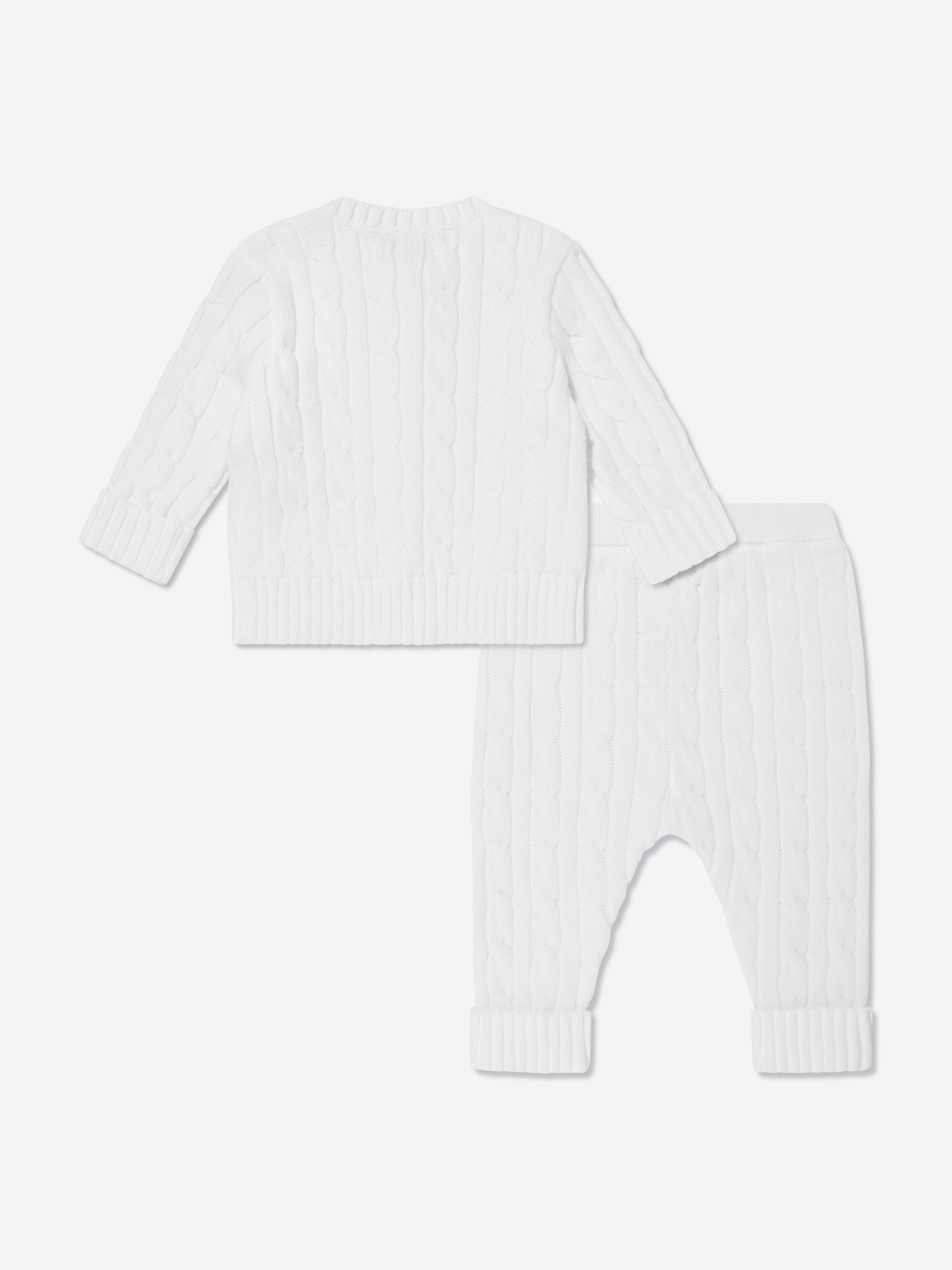 Baby Boys Cotton Trouser Set - Soft White Comfort Outfit for Newborns & Toddlers | Perfect for Playtime, Photos & Special Occasions