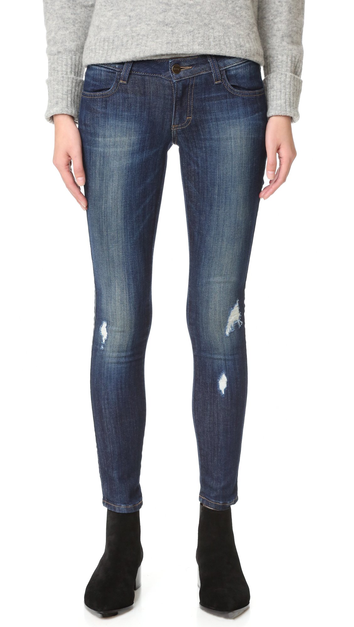 Siwy Women's Hannah High-Rise Slim-Crop Jeans in Odyssey Wash | Distressed Denim Pants for Casual Outfits & Street Style