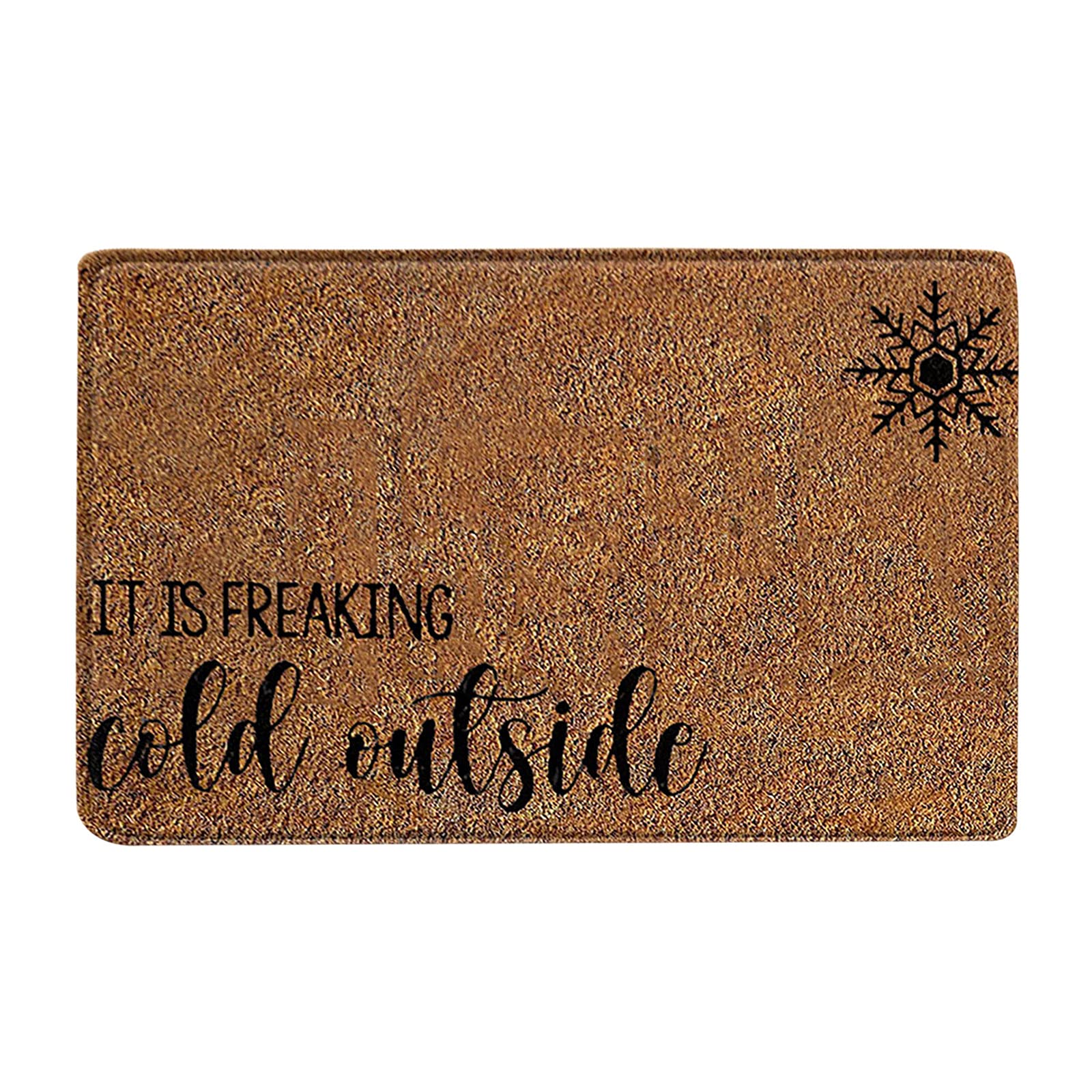 Christmas Gnome Doormat - Soft Non-Slip Floor Mat for Hallway, Kitchen, Front Door - Holiday Decor & Halloween Gift - Cozy Home Decor for Winter Season