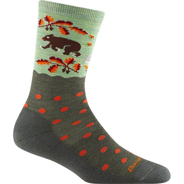 DARN TOUGH Women's Wild Life Crew Lightweight Lifestyle Socks - Comfortable Hiking & Everyday Wear for Outdoor Adventures & Casual Use