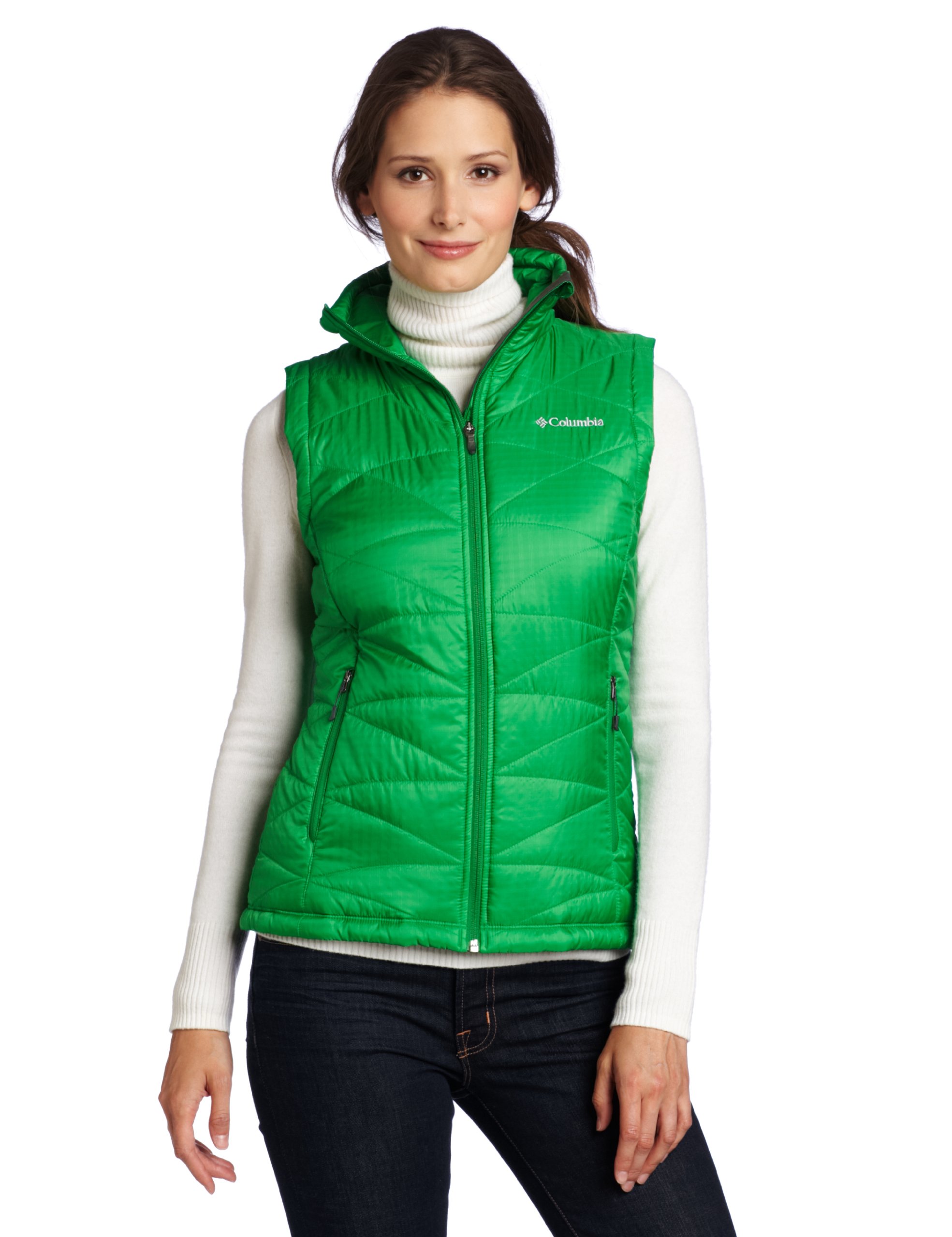 Columbia Women's Plus Size Mighty Lite III Vest - Lightweight Packable Down Puffer Vest for Outdoor Hiking, Camping & Winter Warmth
