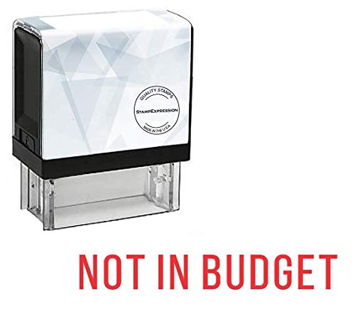 StampExpression Self Inking Rubber Stamp with Red Ink - Office Budget Approval Stamp for Documents, Forms & Paperwork (A-5754) - Perfect for Accounting, Finance & Administrative Use