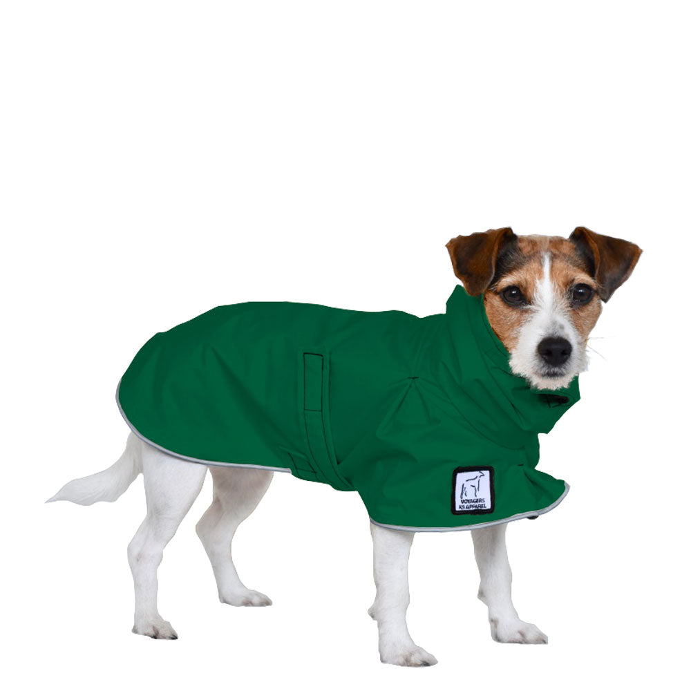 Waterproof Jack Russell Terrier Raincoat - Lightweight Dog Rain Jacket with Reflective Strips for Small Dogs - Perfect for Walking, Hiking & Outdoor Adventures