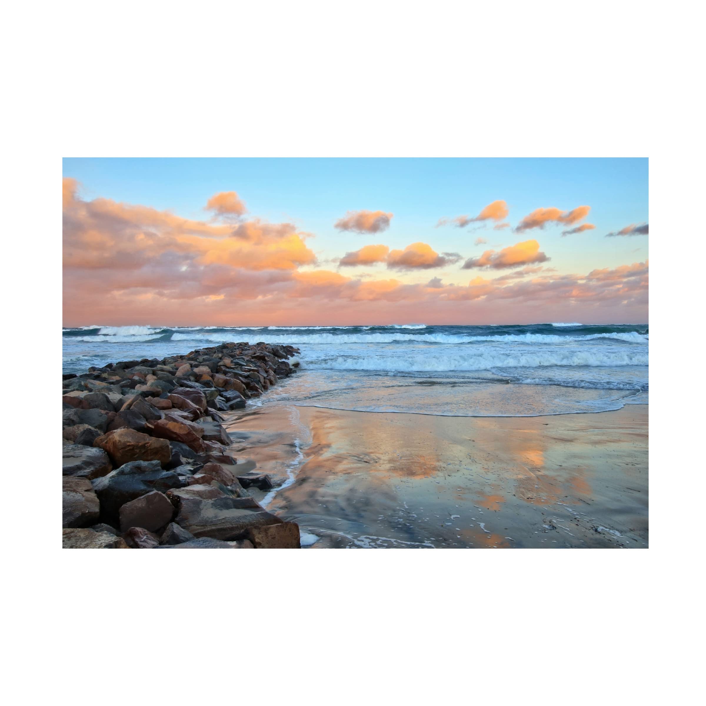 Trademark Fine Art 'The Entrance Beach' Canvas Wall Art by Beata Czyzowska Young - Coastal Home Decor for Living Room, Bedroom & Office