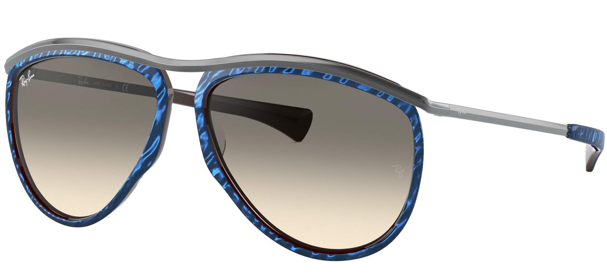 Ray-Ban RB2219 Olympian Aviator Sunglasses - Classic Polarized UV Protection Lenses for Men & Women - Perfect for Driving, Travel & Outdoor Activities