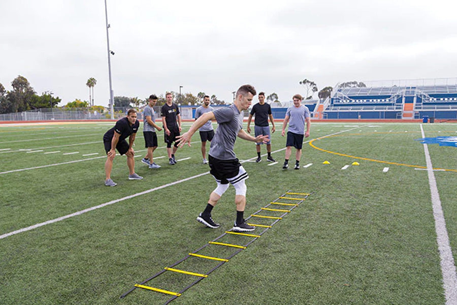 SKLZ Quick Ladder - Adjustable Speed Agility Training Equipment for Soccer, Football & Basketball | Perfect for Home Gym, Backyard Drills & Sports Performance Training