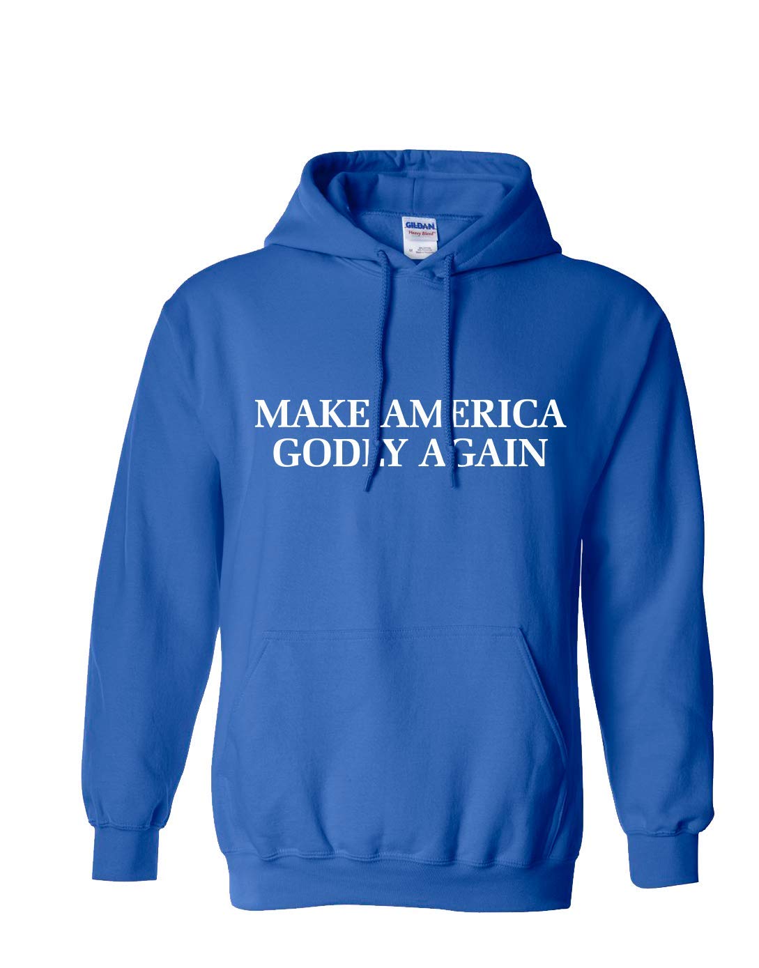 Christian Make America Godly Again Hooded Sweatshirt for Men & Women - Faith-Inspired Pullover for Church, Prayer Meetings & Conservative Events