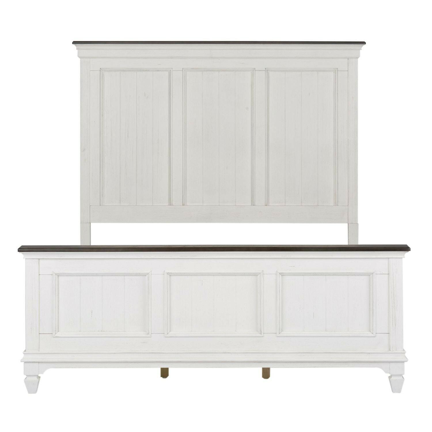 Allyson Park King Size Bed Frame with Headboard, Footboard, and Rails – 417 15/16/90 Inches – Perfect for Master Bedroom and Guest Room Decor