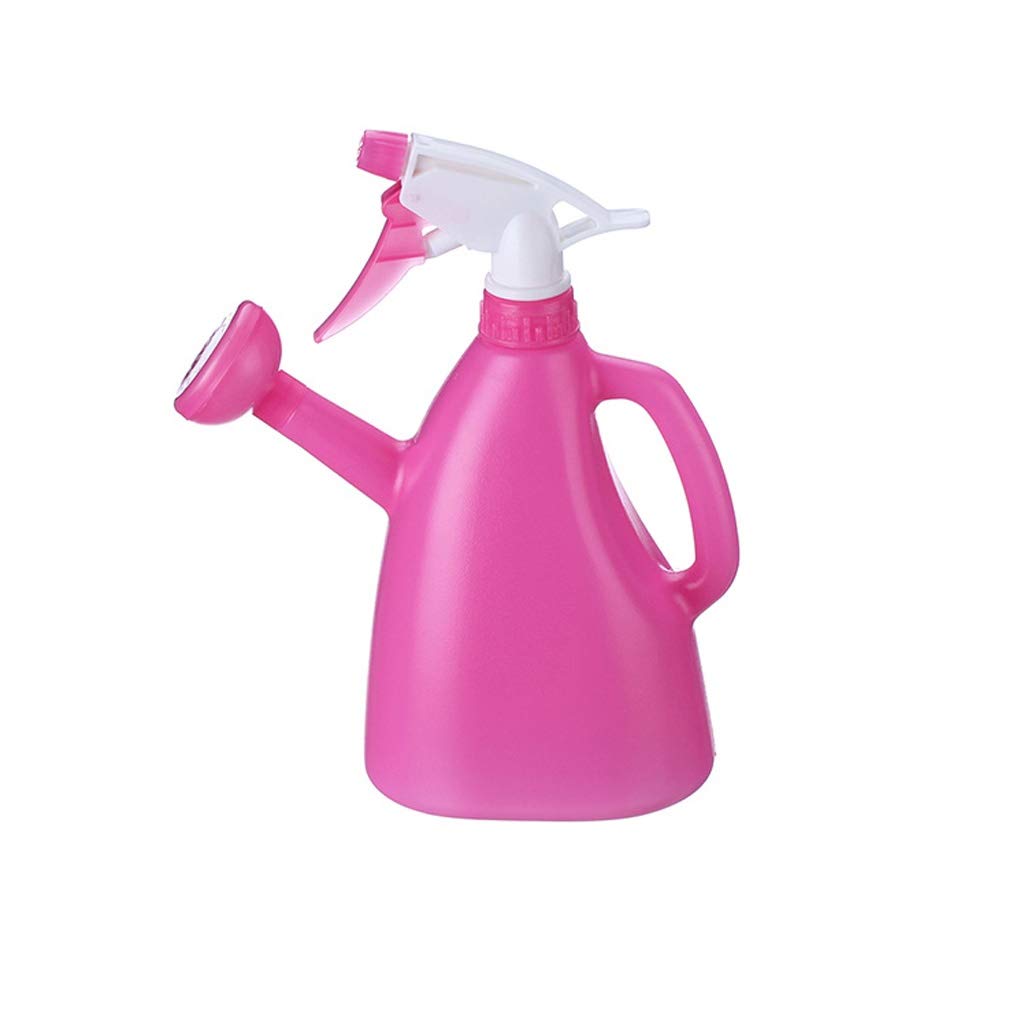Fevilady Pink Watering Can - Adjustable Hand-Pressed Dual Purpose Watering and Spraying Pot for Indoor Plants, Outdoor Gardens, Balcony Flowers - Practical Gardening Tool for Home & Yard Use