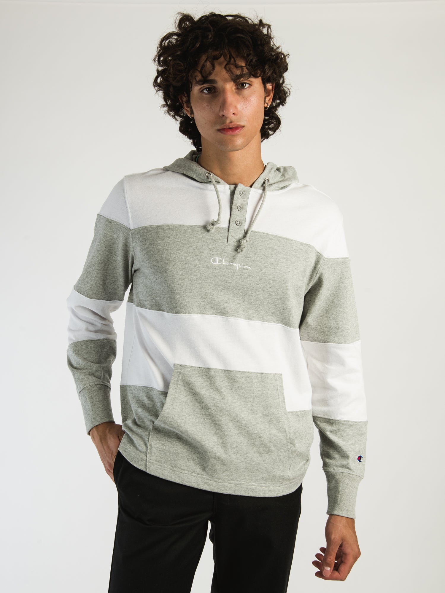 Champion Rugby Hoodie with Pocket - Men's & Women's Pullover Sweatshirt for Sports & Casual Wear - Clearance Sale