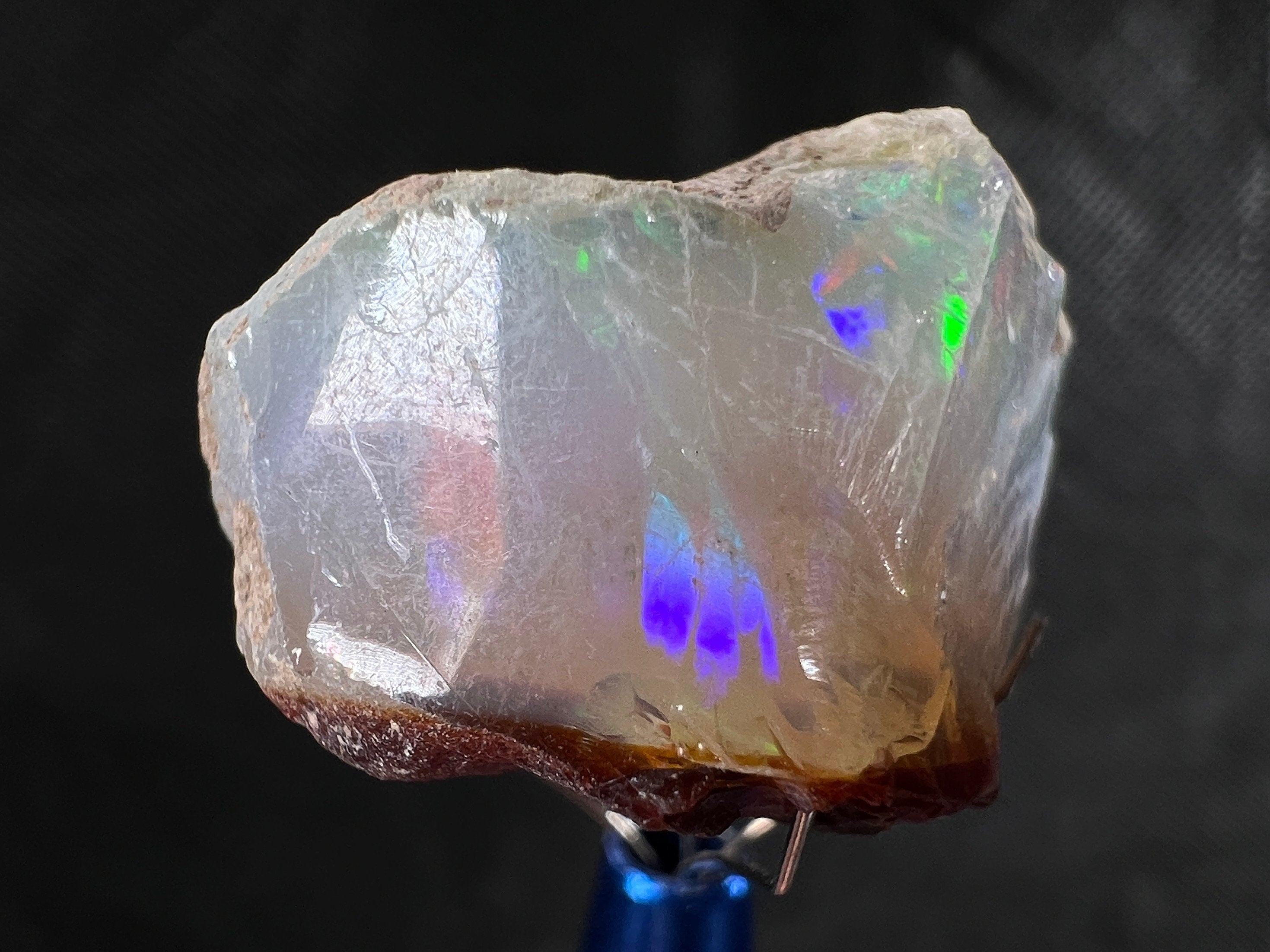 Premium 4A+ Welo Opal Raw Crystal - Natural Cutting Grade Opal Gemstone, October Birthstone (50650) for Jewelry Making, Healing Crystals & Mineral Collection