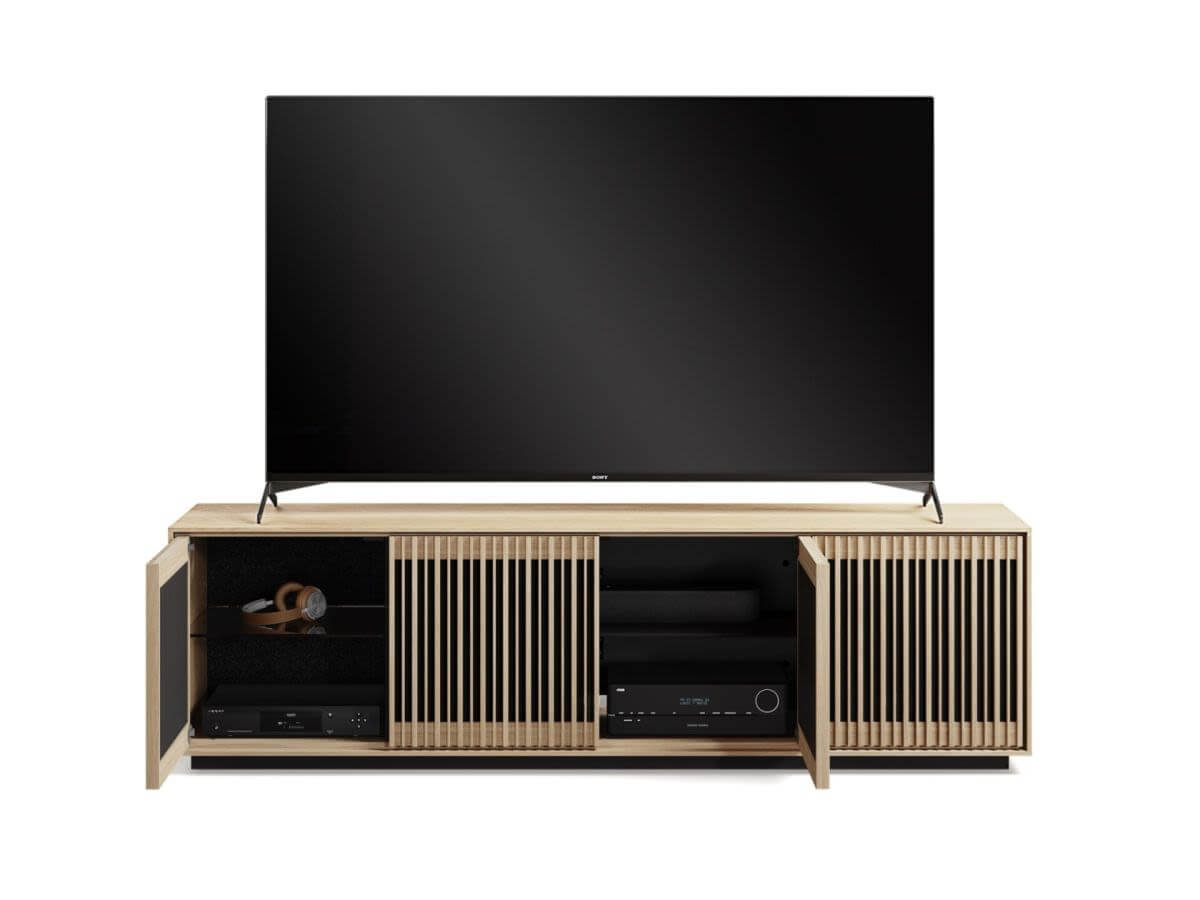 BDI Profile 8479 Media Console - Modern TV Stand with Storage for Living Room, Home Theater & Entertainment Centers