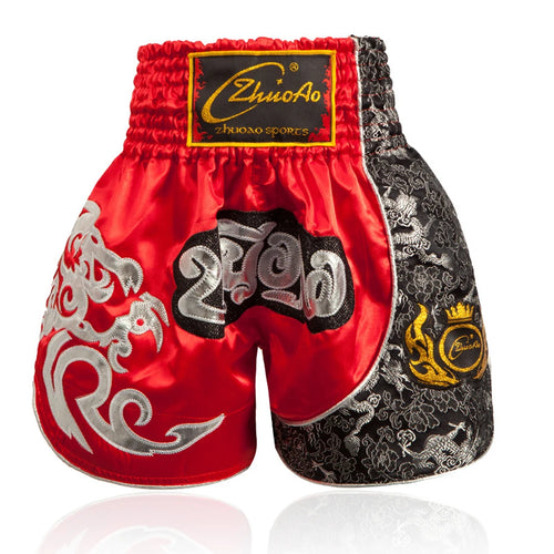 Breathable Fight Shorts for Men & Women - Lightweight Kickboxing & MMA Training Shorts - Perfect for Boxing, Muay Thai & Gym Workouts