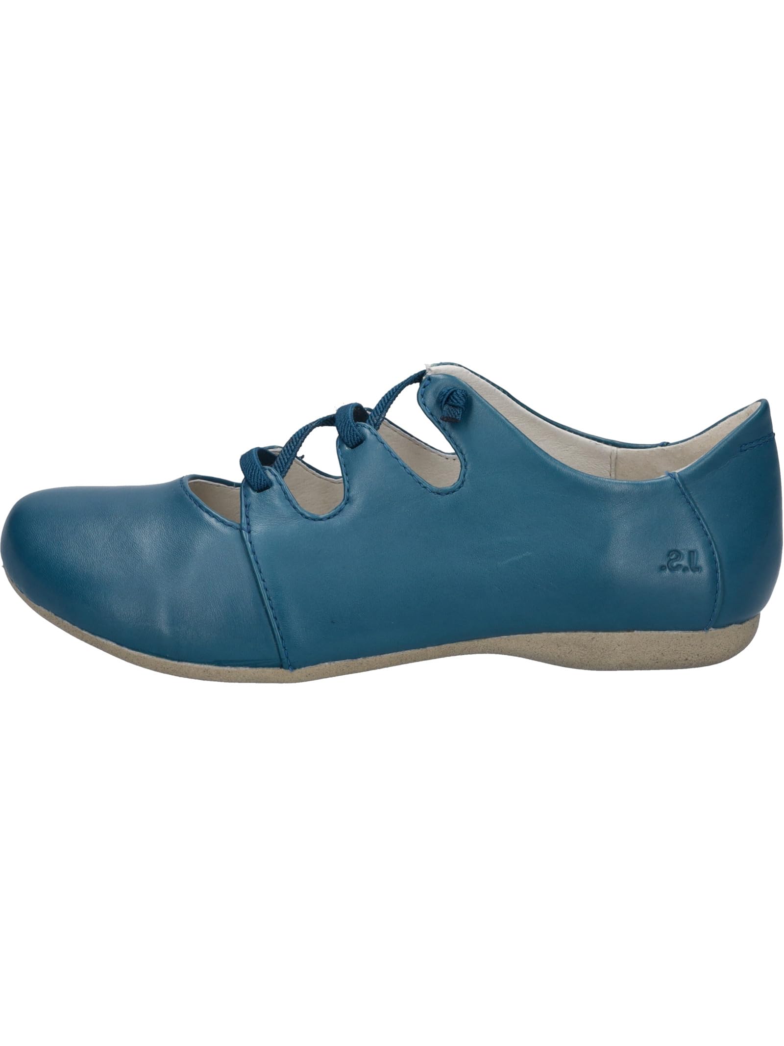 Josef Seibel Fiona 04 Women's Comfortable Flat Shoes in Blue | Size 8.0 | Ballet Flats for Work, Travel & Everyday Wear